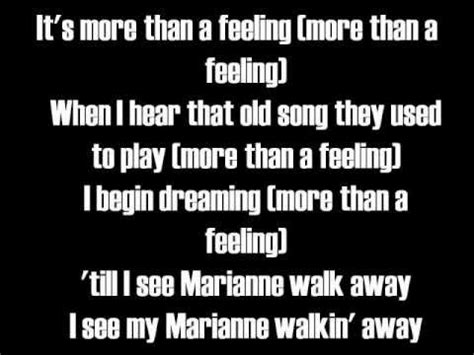 more than a feeling lyrics